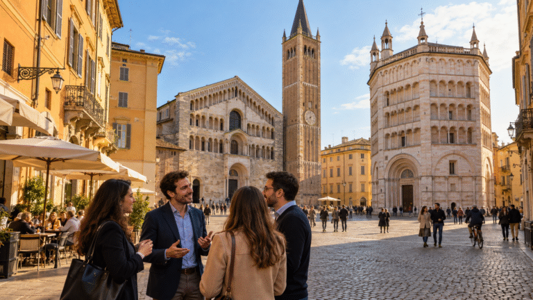 Immagine illustrativa del centro storico di Parma